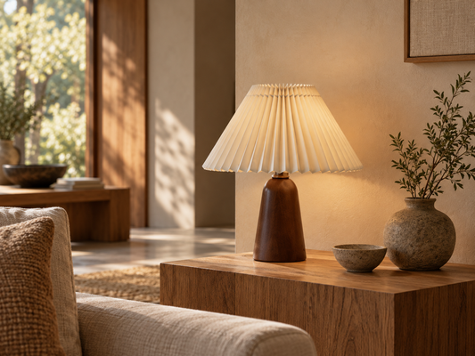 SKLUM Wooden Table Lamp