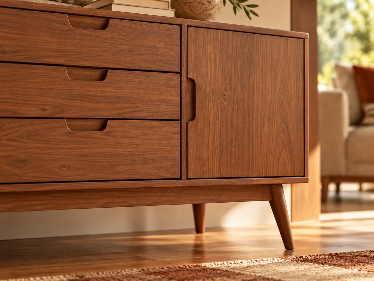 Tivoli Scandinavian Sideboard — Chestnut Brown