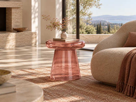Caldera Coloured Glass Side Table