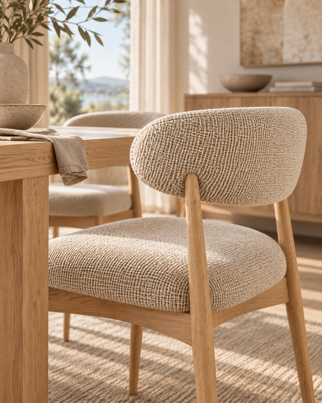 Nordic Armless Dining Chair