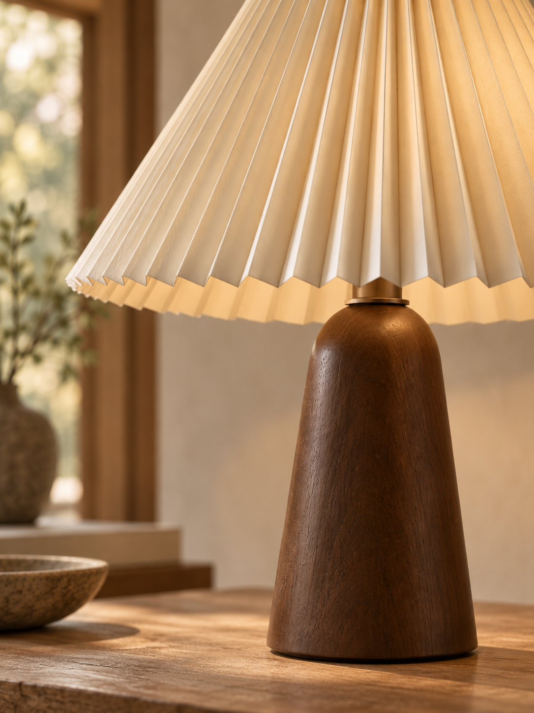 SKLUM Wooden Table Lamp