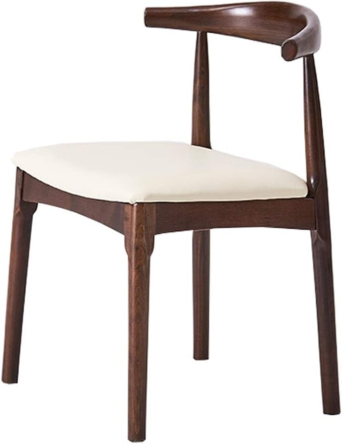 Upholstered Wooden with PU leather Chair