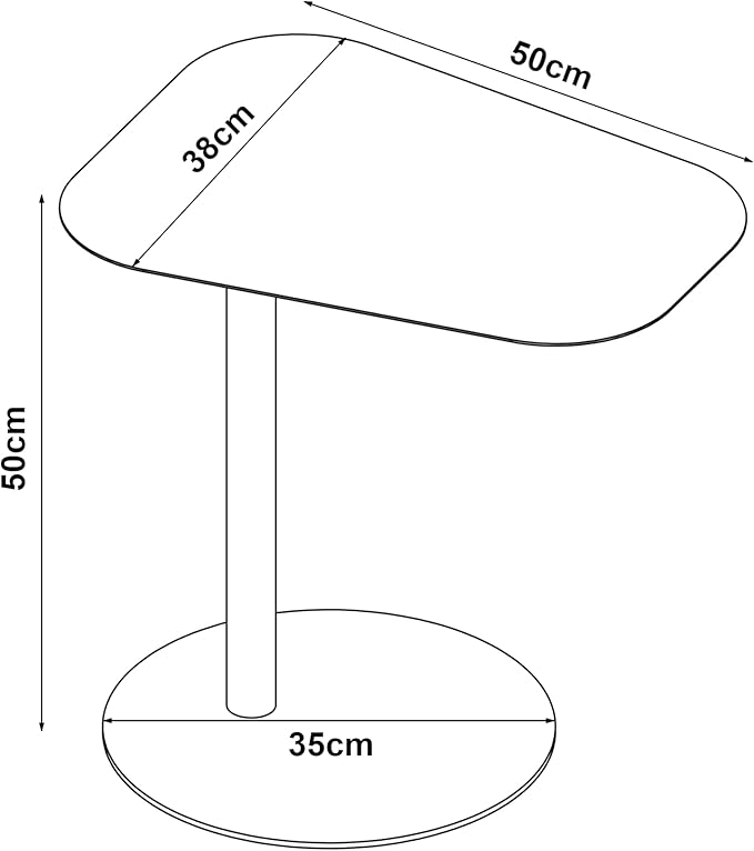 Nastätten Metal Side Table