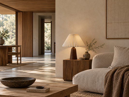 SKLUM Wooden Table Lamp