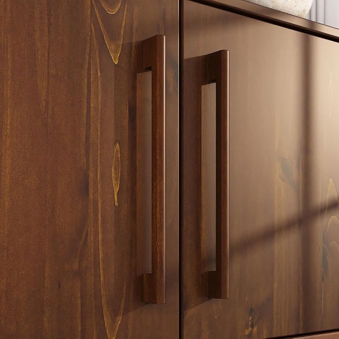 Pine wood Sideboard with Doors