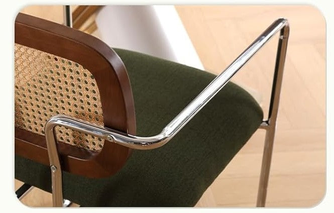 Upholstered Mid-Century Dining Chair - Set of 2