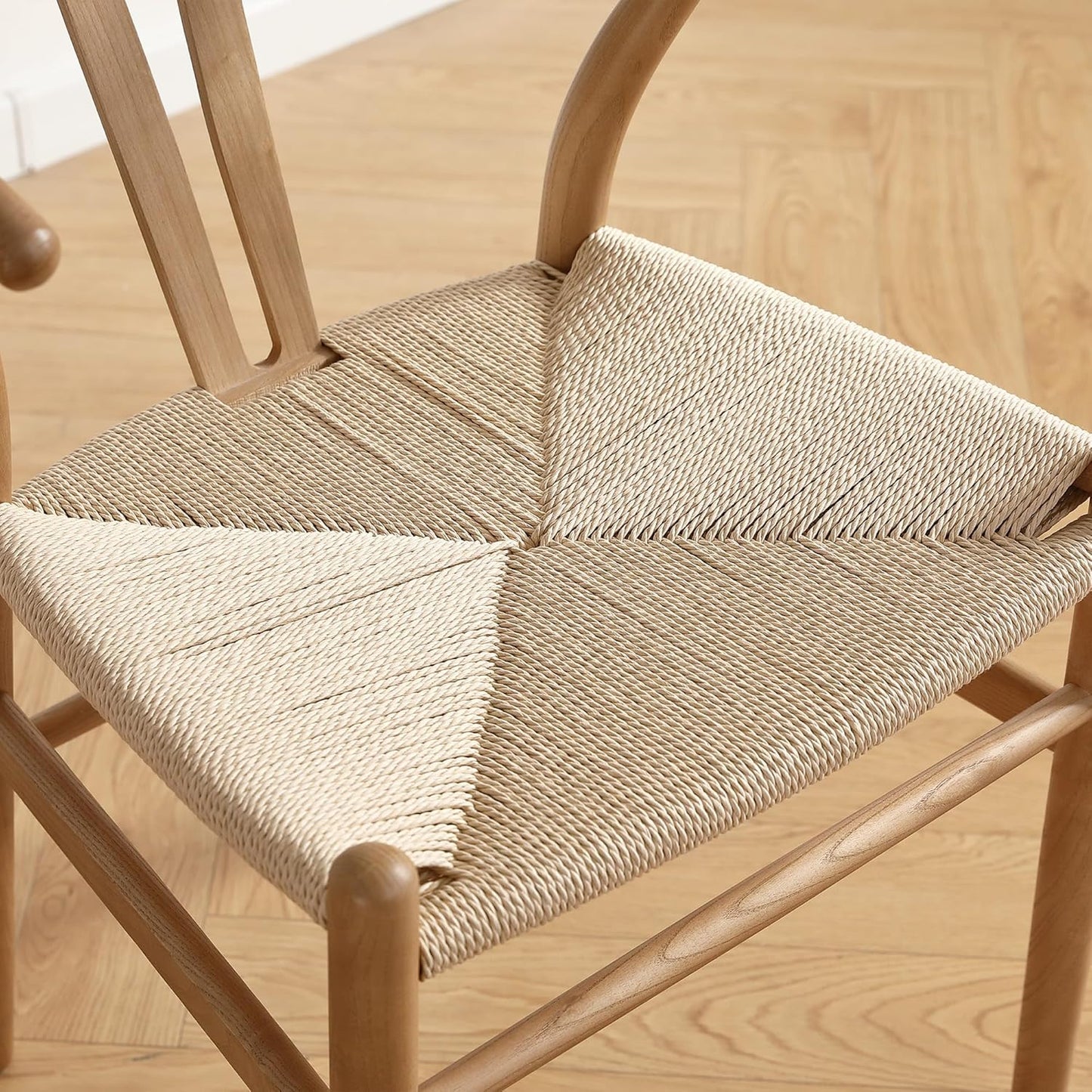 Scandinavian Paper Cord Dining Chair